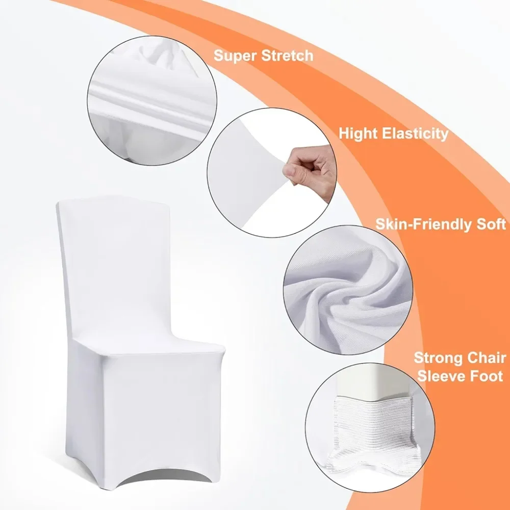 Spandex White Chair Covers